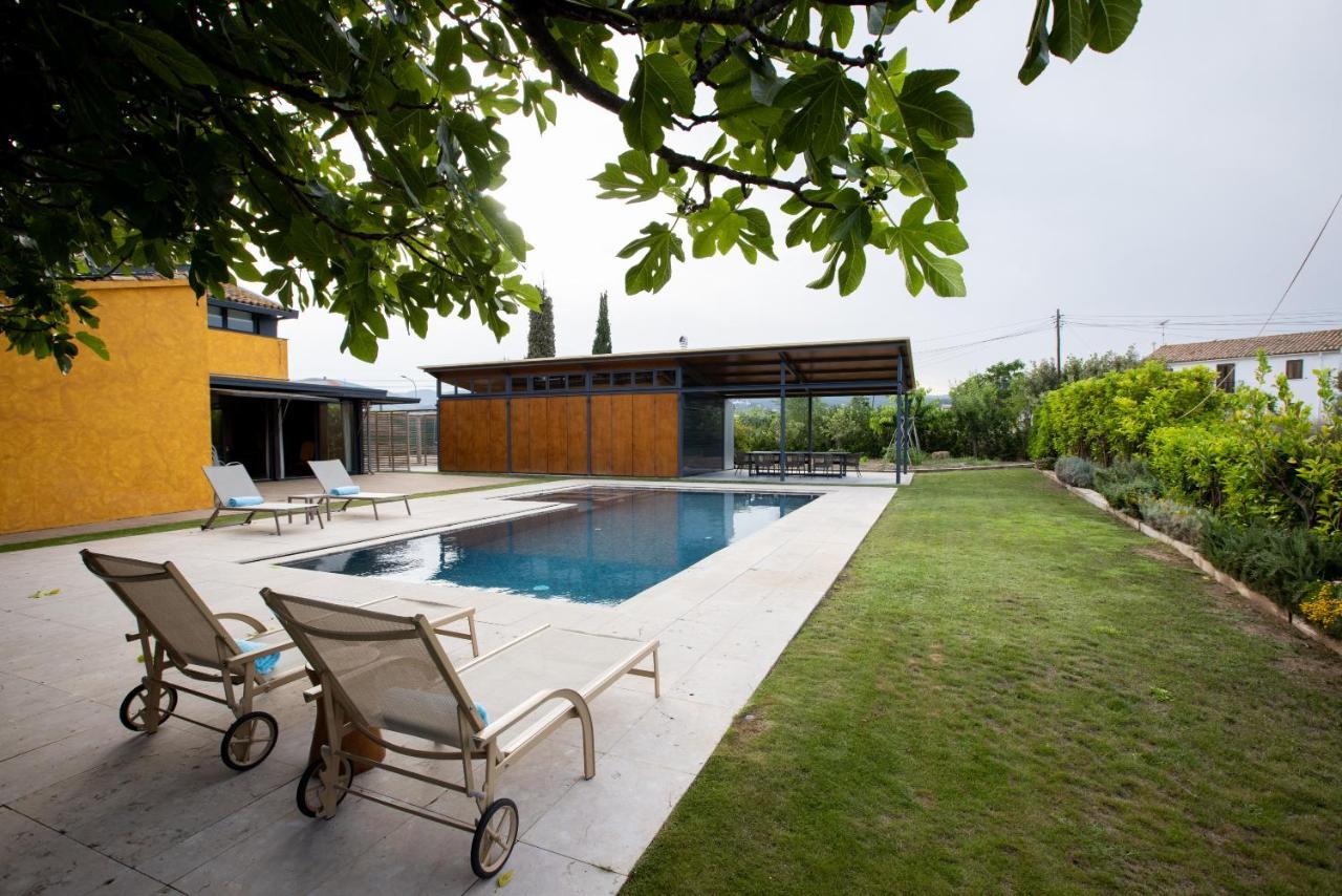 Masia Cal Sisplau, Con Piscina Y Rodeada De Vinedos A 10 Minutos De Vilafranca Del Penedes, Barcelona ,Cataluna Sant Martí Sarroca Exterior foto